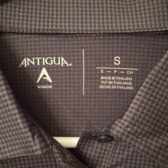 Women's Antigua Charcoal Gray San Francisco 49ers 75th Anniversary Balance Polo - Picture 6 of 6